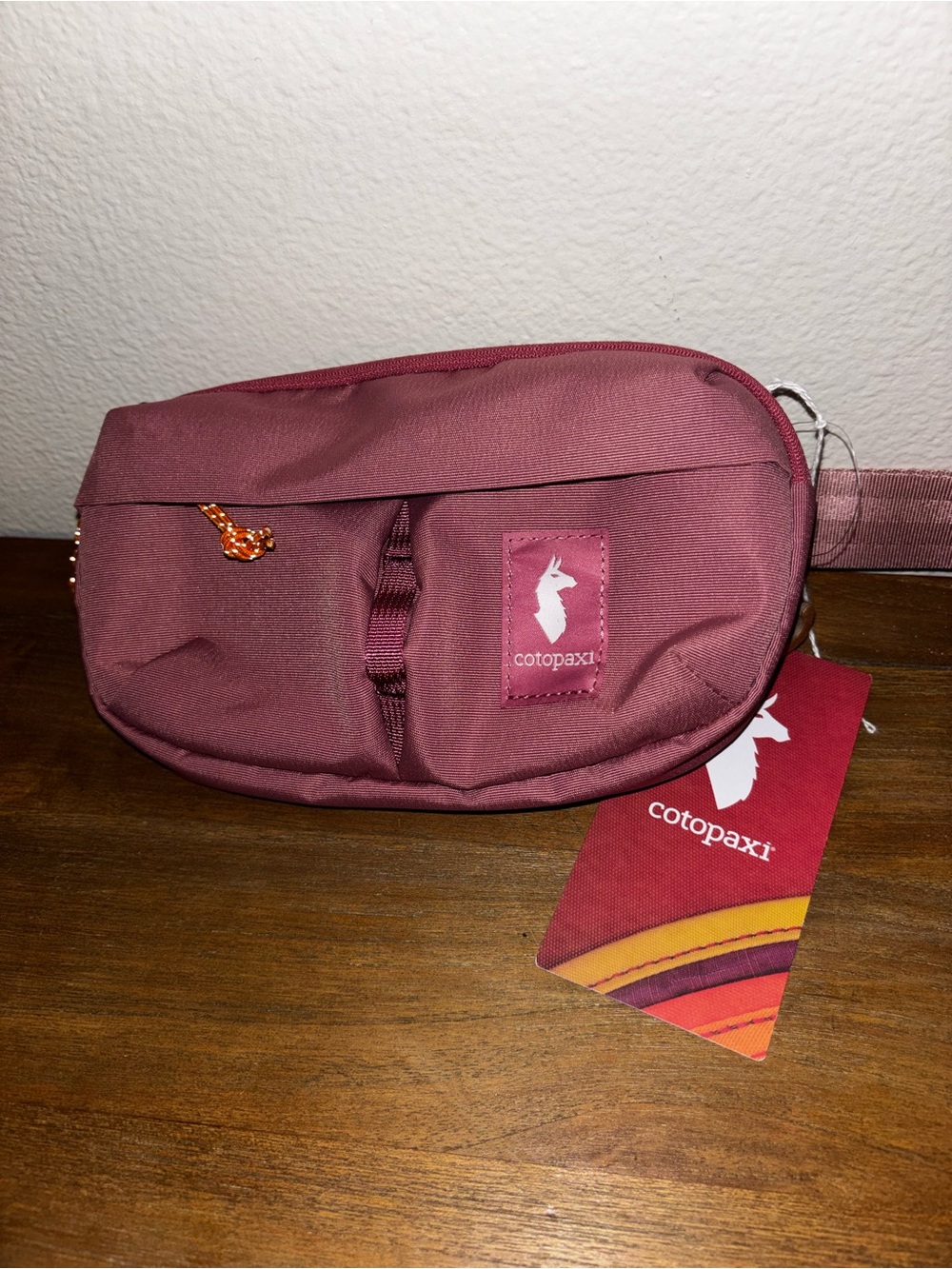 cotopaxi maroon belt bag